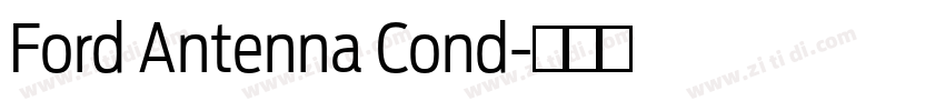 Ford Antenna Cond字体转换 Ford Antenna Cond字体转换